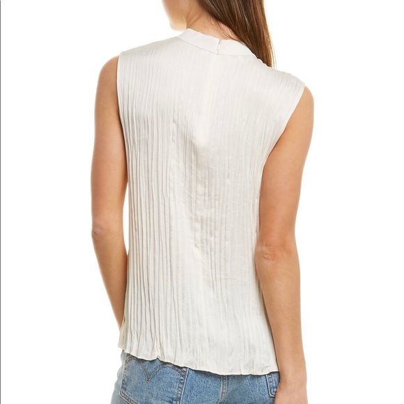 Vince variegated ribbed mock neck shell top - Picture 4 of 4